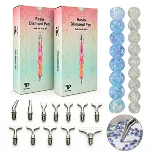 2 Pack Resin Diamond Painting Pens,5D Diamond Painting Accessories for Adults, DIY Crafts Tools Gift for Paint by Number