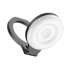 Strong Magnetic Selfie Ring Light for Phones - Snap-On LED Fill Light 180° Adjustable Rechargeable for Perfect Selfies Makeup & Live Videos