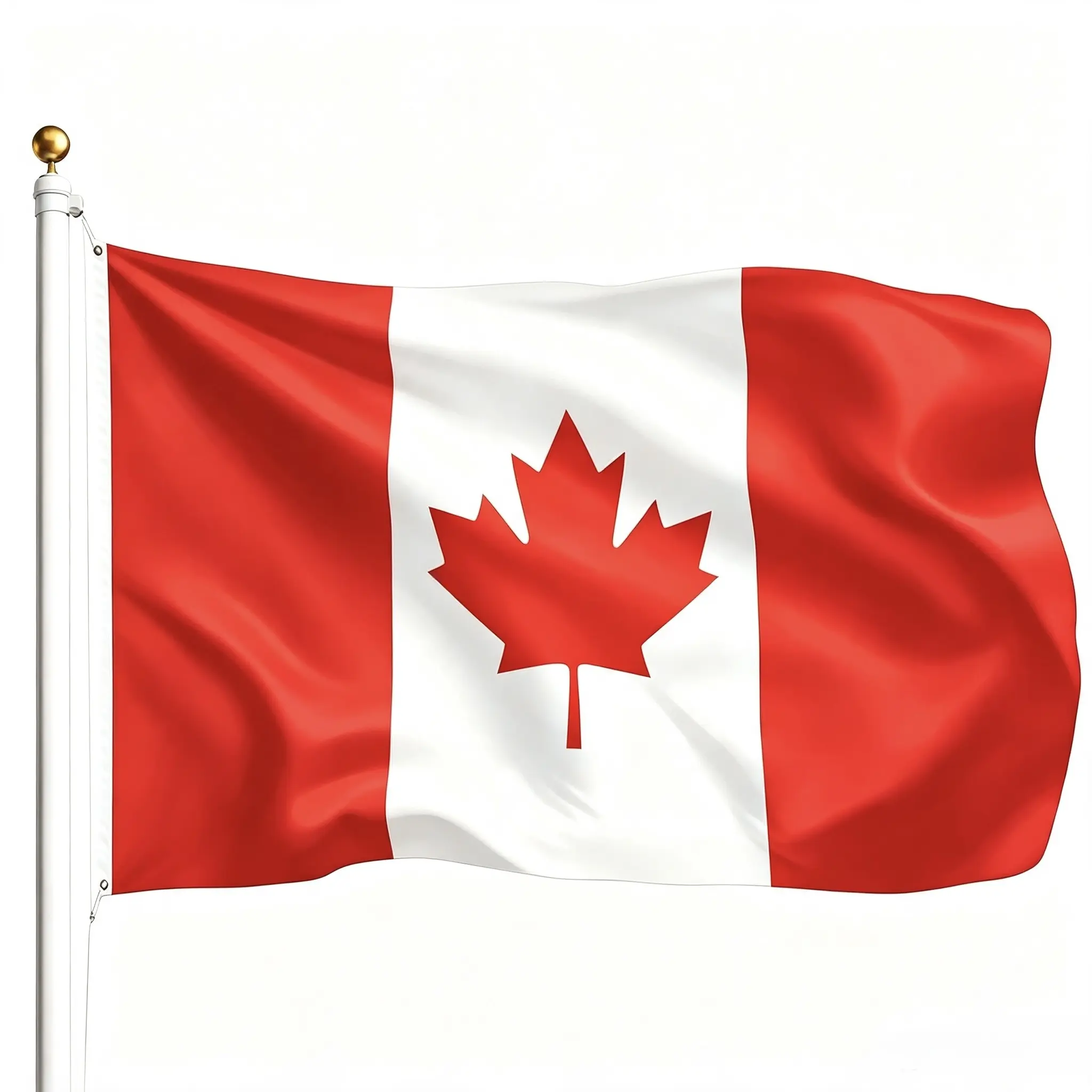 150x90cm Official Standard Rectangular Canada Flag Banner, Premium Polyester Maple Leaf Patriotic Decoration, Fade-Resistant Vivid Printing, National Pride Indoor-Outdoor Garden Party Supply, Ready To Ship