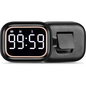 Digital Kitchen Timer for Cooking,  Rechargeable 4-Levels  Productivity Timer IDT-02 for , Adults, Teachers, Large LED  Countdown Countup  Timer for Classroom Office