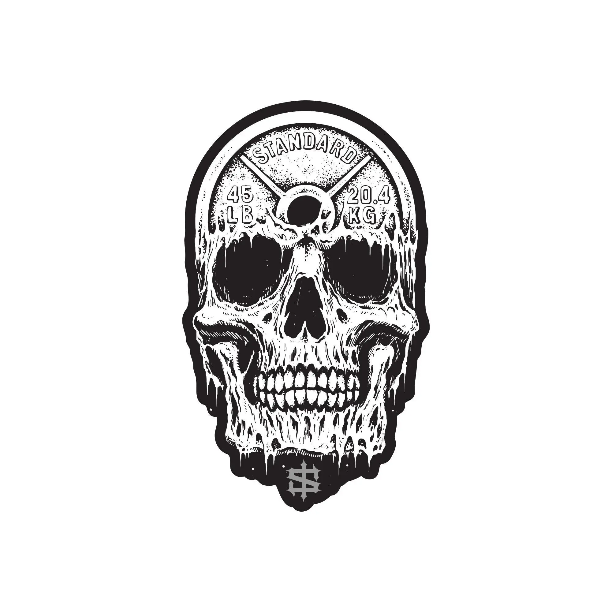 Weights On My Mind Sticker Adhesive Vinyl Decal