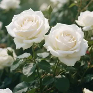 300pcs White Rose Seeds for Planting – Elegant Pure White Heirloom Roses, Ideal for Garden, Balcony, Wedding Décor – Easy Grow, Non-GMO