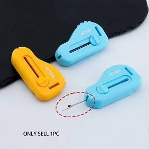 1pcs Industrial Sewing Machine Accessory - Multifunctional Magnetic Seam Guide with Threader & Seam Ripper,DIY Sewing, Compact Design, Highquality Material, Home Sewers