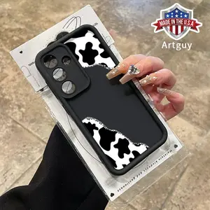 Case for Samsung S26 S23 Ultra S24 Plus S25 S22 Cow Print Corner Advanced fashion gift Anti-Scratch Shockproof Soft Silicone Protective Cover