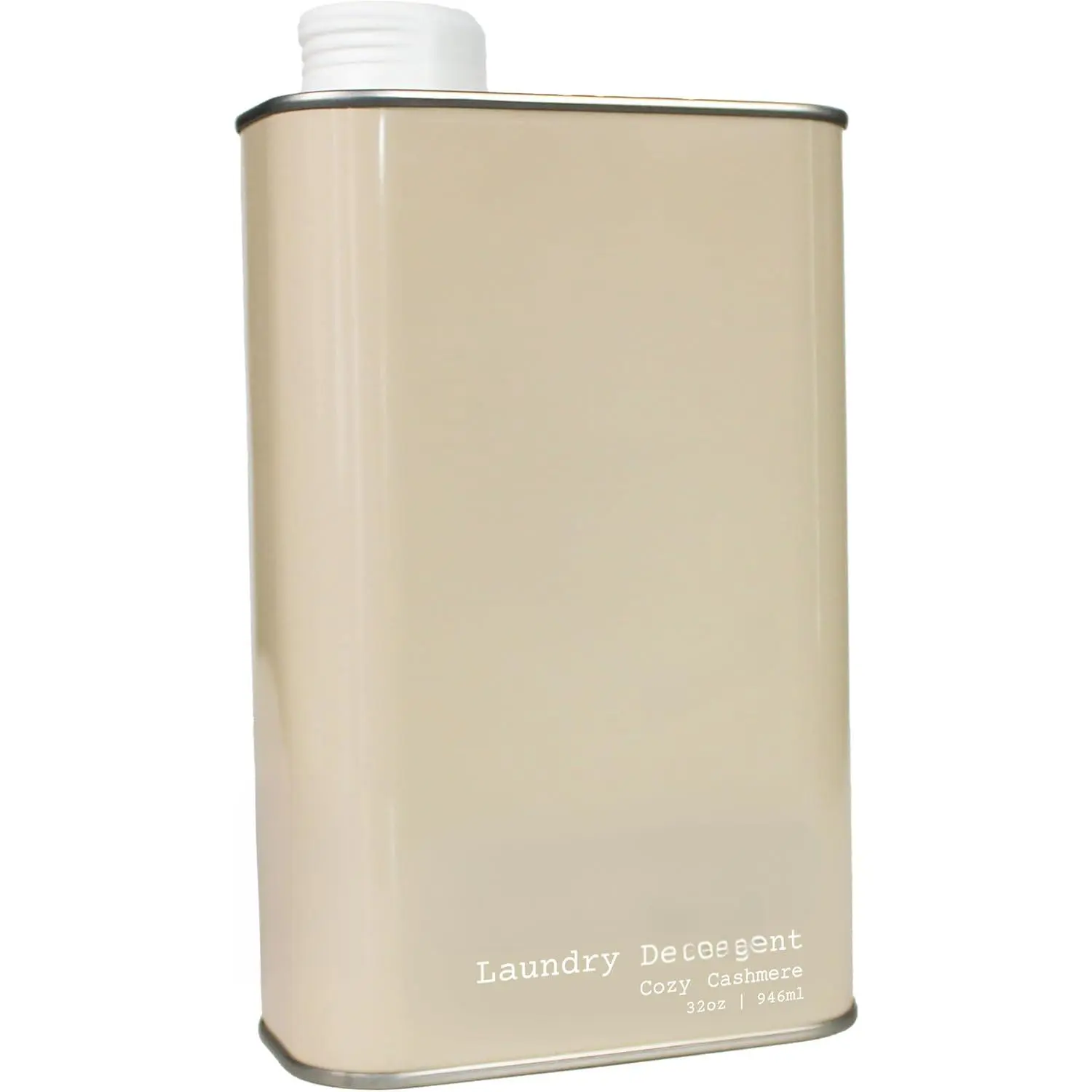 Concentrated Plant-Based Laundry Detergent Liquid (32 oz Recyclable Bottle) - Cozy Cashmere Scent with Amber, Chocolate, Floral Notes, 50+ Loads, Cruelty-Free, Dye-Phosphate-Paraben-Free, Earth-Friendly, Long-Lasting Freshness