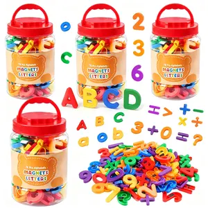 Magnetic Letter Number Refrigerator Magnet Set, Colorful Educational Toy Kit, Alphabet Math Symbols, Unisex Sensory Toy for Kids
