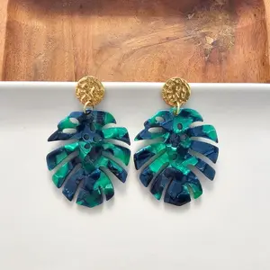 Spiffy & Splendid Leilani Earrings - Dark Green