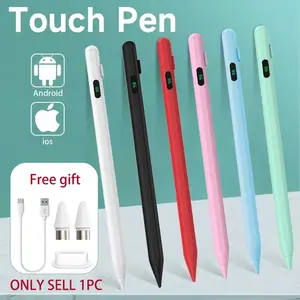 Digital Screen Capacitive Pen, Touchscreen Pen, Universal Touch Stylus for Android iOS Windows, Compatible with iPad Apple Huawei Xiaomi Tablets, Pen Tablet Computer