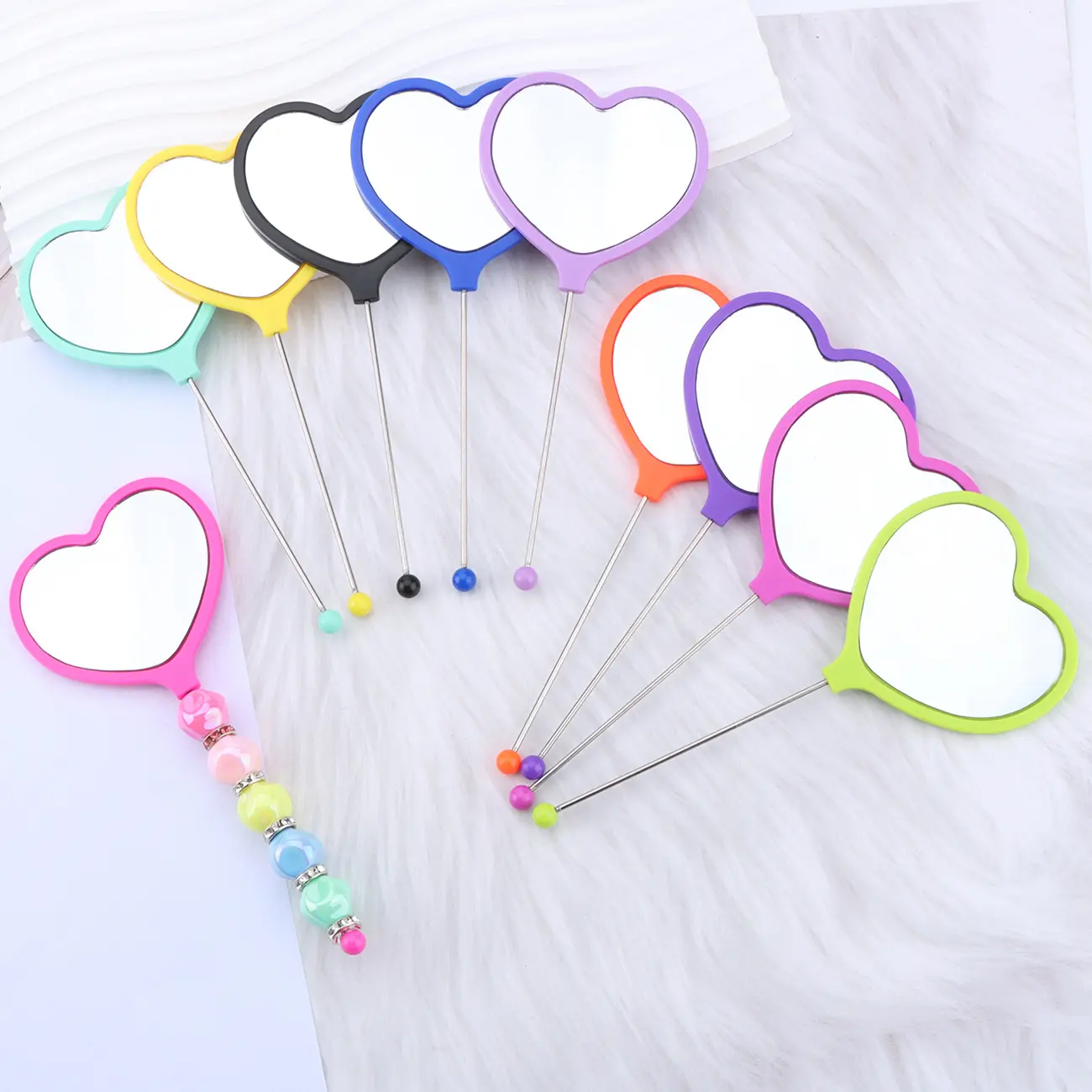 【Lumi DIY Beads G】 Live Selection – Exquisite DIY Beading Accessories, DIY Craft Materials, DIY Beaded Mirror & Comb Set, DIY Beaded Note Clip, DIY Beaded Keychain Carabiner, DIY Beaded Pull-Tab Clasp