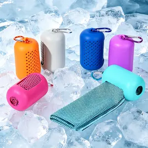 Portable Cooling Towel, Soft & Breathable Ice Towel for Yoga, Sports, Running, Gym Workouts, Camping, Fitness & More Outdoor Activities, Instant & Long Lasting Cooling Relief for Hot Weather & Summer Heat, Multifunctional Towel