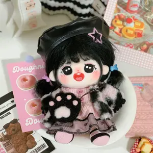 20CM Cotton Doll Clothes Clothes Princess Dress Lolita Dress Miniature Dress Suit Doll Accessories Cartoon Animal Ear Replacemen