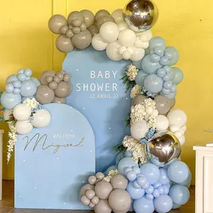 Balloon Garland Arch Kit, 72pcs/set Mixed Color Balloon Set with Balloon Arch Strip & Glue Dots, Latex Balloon for Wedding Birthday Party Decoration