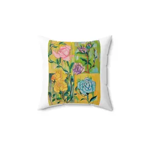 Spun Polyester Square Pillow Summer collection June 23 2024