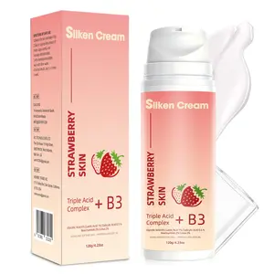 Strawberry Resurfacing Cream for Keratosis Pilaris – Triple-Acid AHA BHA PHA Exfoliator Lotion, Hydrates & Smooths Skin Bumps