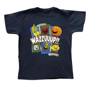 Vintage The Annoying Orange "WAZZUUUP!!" Baby Tee ,Y2k Tops, Woman Clothes Women's  Girl Baby Tee,Summer Outfit, Girl Baby Tee, Gift For Her, Outfits