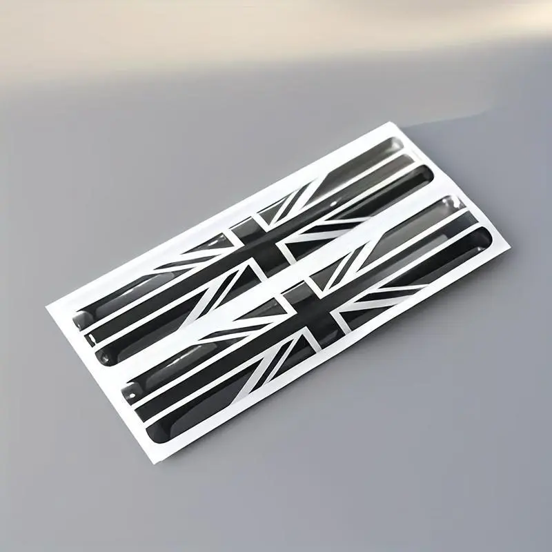 2pcs Small  UK GB Flag Car Stickers Emblem Decals Great Britain United Kingdom Union Jack For Truck Car Motorcycle Accessories