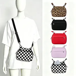 MAXTOP Small Crossbody Bags for Women Belt Bag Fanny Pack with Adjustable Strap CHECKERBOARD