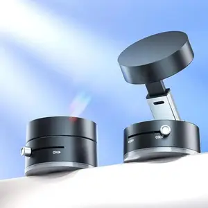 Multi-functional vacuum strong magnetic cell phone holder, 360 ° rotation, suitable for all kinds of cell phones, with magnetic holder, foldable, convenient for multi-scene application