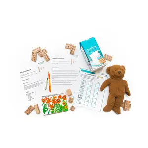 Eco-bricks Plus+ Natural  38pcs (wooden material, games)