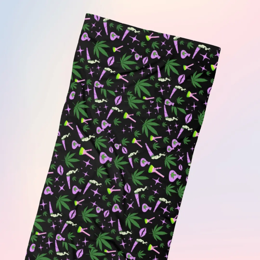 Stoner Babe Beach Towel