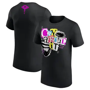 Liv Morgan Cry About It T-Shirt - Black - Mens Professional Wrestler Tee For Man And Woman Unisex T-Shirt, Hoodie, Sweatshirt Menswear Cotton Soft