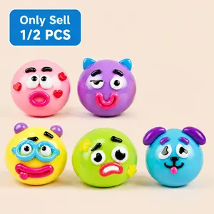 1/2pcs Dog Face Swap Squishy Soft, Rebound Dog Face Changing Squeezing Toy, Moldable Cute Slow Rise Relaxing Sensory Fidget Relief Anxiety Stress Fun for Tactile Play Fun