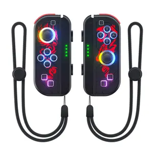 Game Controller for Nintendo Switch – Joycons (L/R) with RGB Light, Compatible with Switch/Switch Lite/Switch OLED