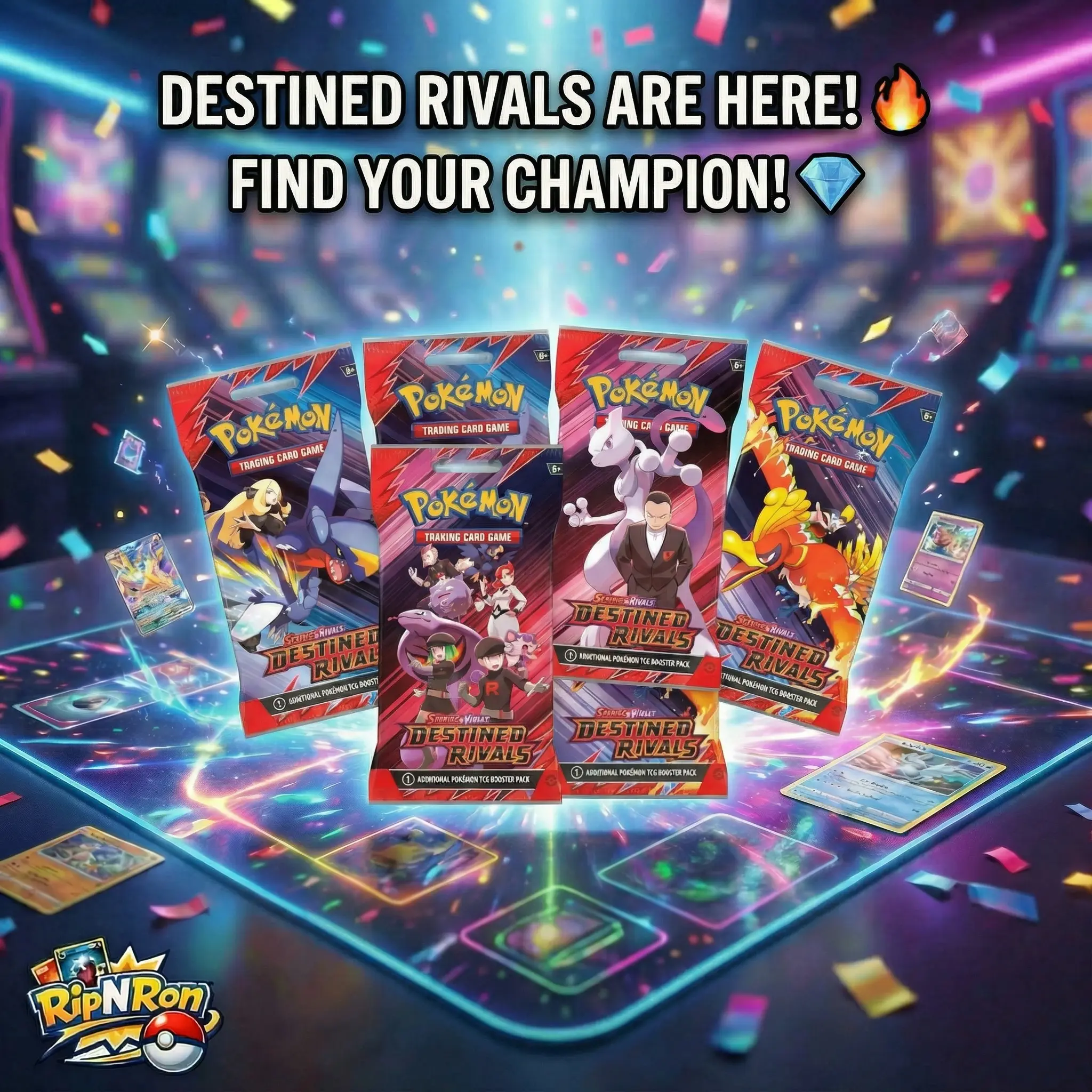 Pokémon TCG: Scarlet & Violet – Destined Rivals Booster Pack (1 Random Pack)