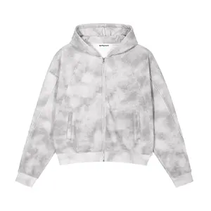 Dirty White Camp Dystopia Hoodie