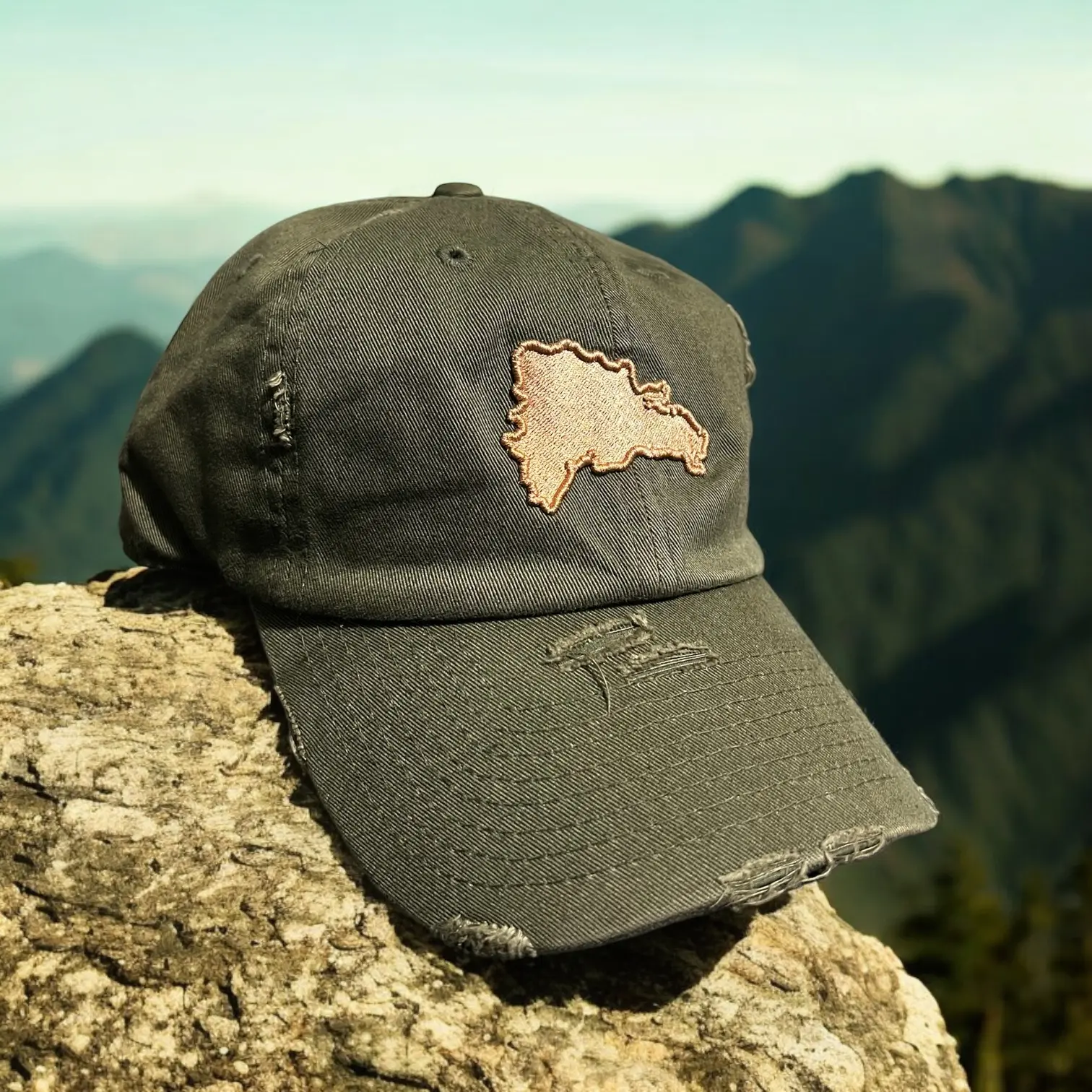Dominican Map Dad Hat - Adjustable Cotton Polo Style, Unisex Design, Flag of Dominican Republic, Machine Washable, Comfortable Fit