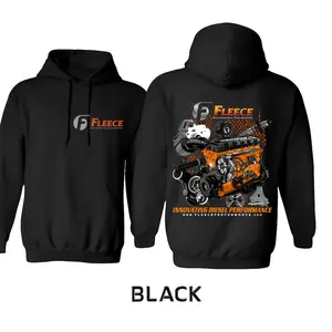 Cummins Performance Hoodie & Sweatshirt – Dual-Sided Diesel Engine Graphic, Fleece Streetwear for Car Lovers, Perfect Gift for Men