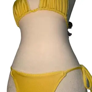 Little Yellow Bikini - Perfect for Summer Fun cheeky bottoms medium top