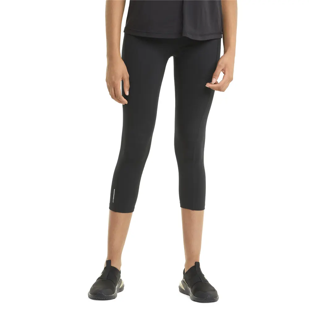 PUMA Womens Favorite 34 Athletic Leggings Training Casual - Black