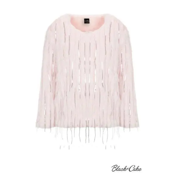 Barbie Girl Faux Fur Sequin Jacket
