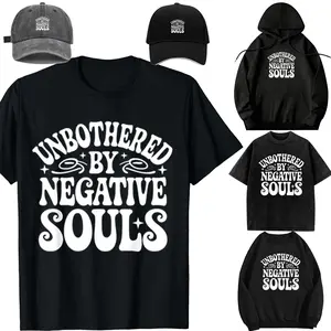 DIY-Unisex-Unbothered by Negative Souls T-Shirt