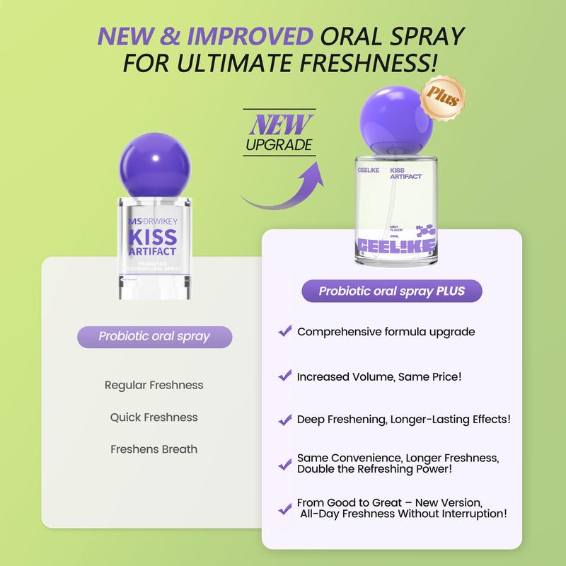 CEELIKE｜MSDRWIKEY Set: 5 Bottles of Oral Spray + 2 Upgraded Toothpastes, Complete Oral Care Package!