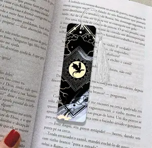 Onyx Storm Inspired Metal Bookmark metal bookmark