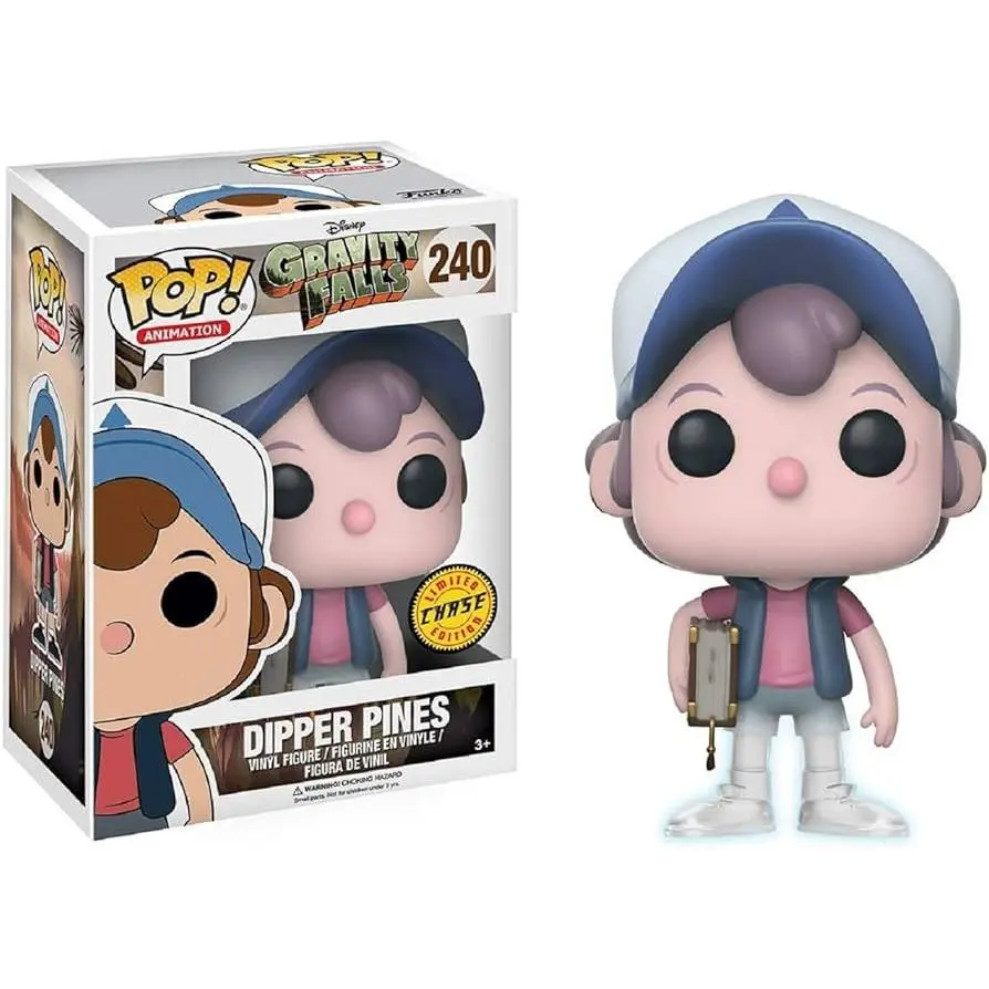 Funko Pop! Gravity Falls - Dipper Pines (Chase) #240  Collectible Pop Vinyl Figure