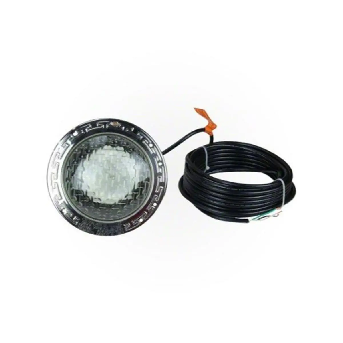 212 MAIN Amerlite Corrosion Resistant Underwater Pool Light, Stainless Steel, 120V 500W Incandescent, Prismatic Glass Lens, Heat & Gold Diffused Low Water Cutoff, 50 ft Cord, Outdoor Lighting, Durable Waterproof, 8-3/8" Tempered Glass, Durable Waterproof