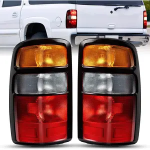 Nilight Taillight Assembly Compatible with 2000 2001 2002 2003 2004 2005 2006 Chevy Tahoe Suburban GMC Yukon Tail Light OE Style Rear Lamp Replacement Driver and Passenger Side