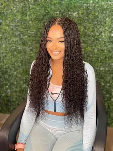 Water Curl Human Hair Bundle for Boho Braids, Mermaid Braids, Locs Styles, Micro Braids, Gypsy Braids