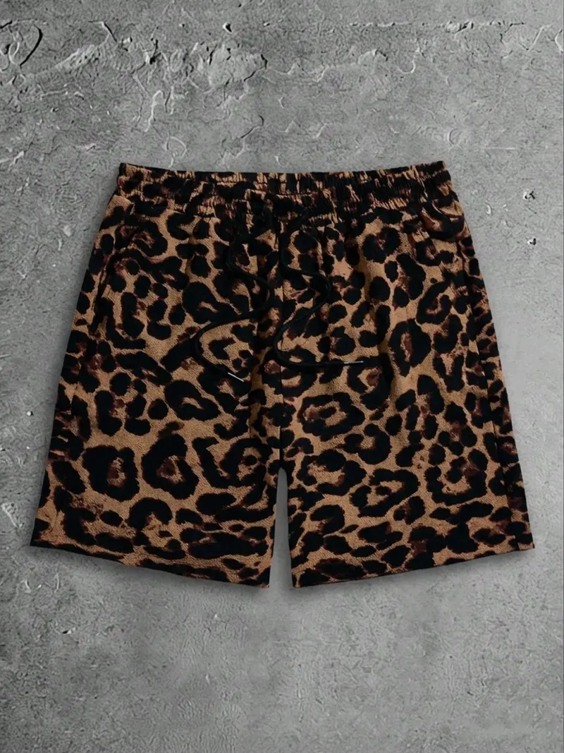 stussy basic mesh short leopard - TikTok Shop