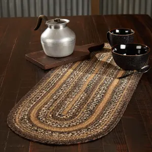 Chestnut Braided Table Runner