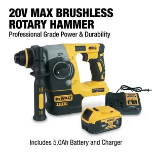 DEWEI DCH273 20V Brushless Hammer Drill With  2026 SDS Plus Rotary Tool For Construction Concrete Metal Wood 2.4J Impact 4600BPM cordless truck