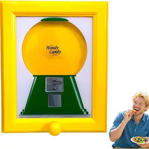 Party Essential: Fake Gumball Machine Frame – Hidden Storage Box, Funny Prank Decor for Birthdays & Game Nights