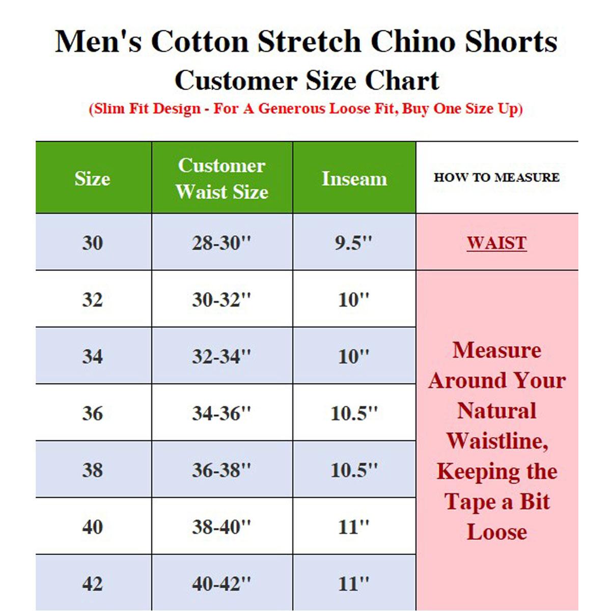Men's 2-Pack 5-Pocket Flat-Front Slim-Fit Stretch Chino Shorts Casual Classic