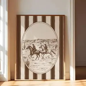 Nice to Meet You Print, Dorm Room Minimalist Poster, Tiny People Walking Illustration, Small Humans Wall Art, Retro Aesthetic Decor