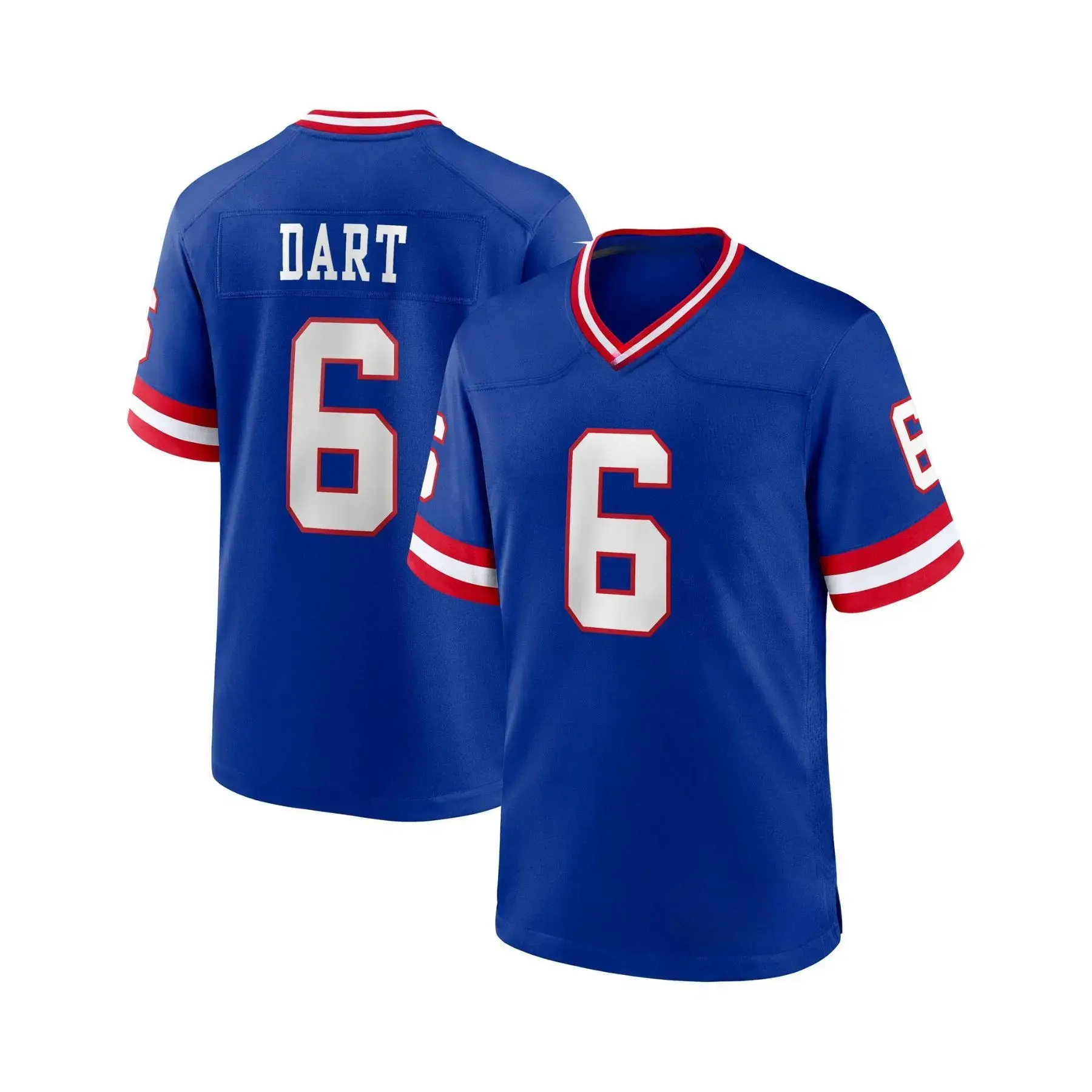 Dart #6 Football Jersey - Royal Blue Game Day Fan Shirt, Unisex Sports Fan Apparel, Football Jersey Premium Quality Game Day Apparel