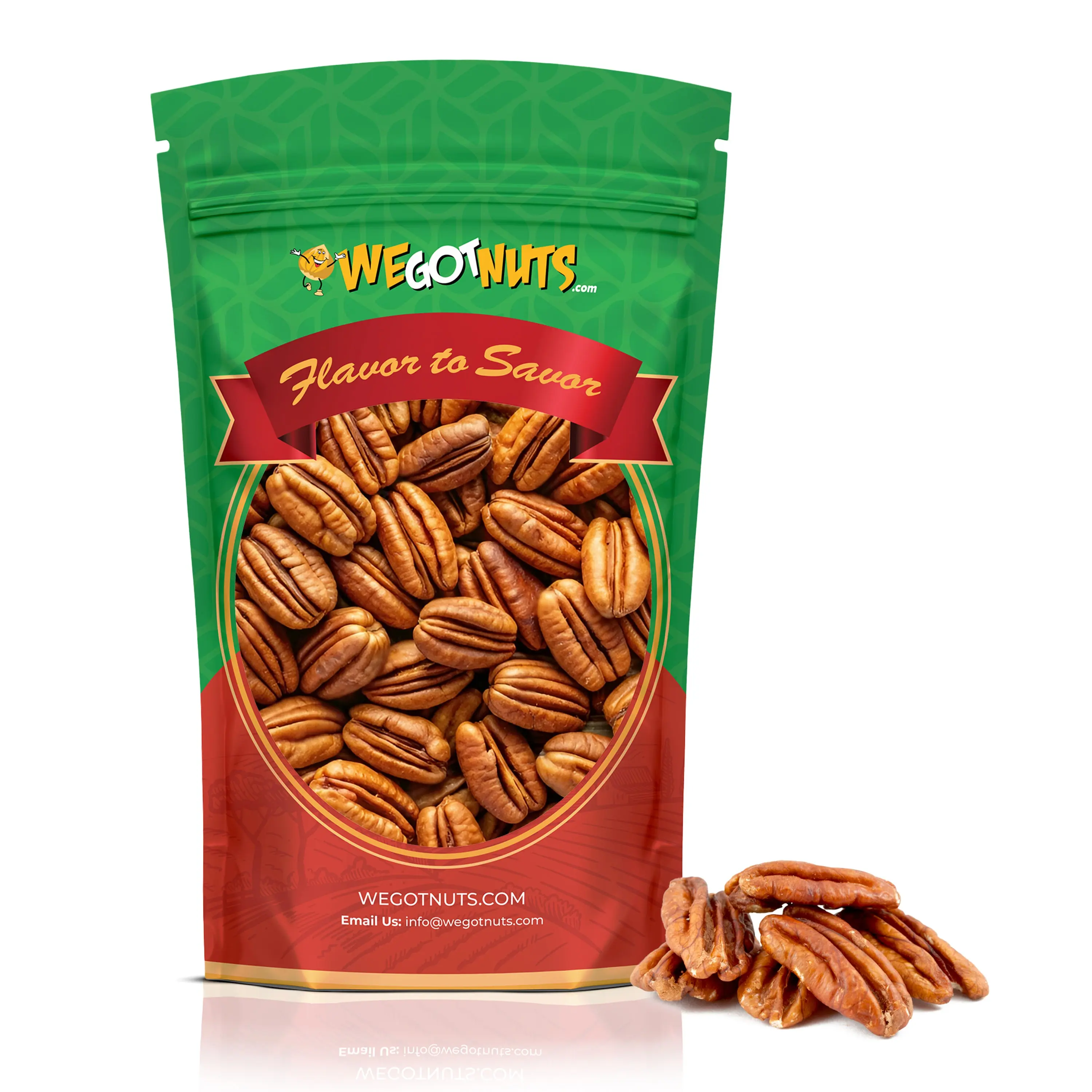Raw Shelled Georgia Pecans — Naturally Nutty and Versatile Snack, Perfect for Baking, Crunchy, Fresh and Naturally Flavourful