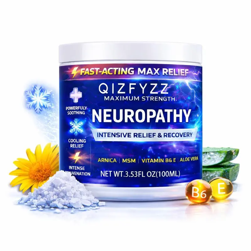 Summervibes Neuropathy Nerve Relief Body Care Cream - Fast-Acting Soothing Formula Moisturizer with ALA + Arnica Blend, Vitamin B6, Aloe Barbadensis Leaf Juice, MSM, 3.53 oz for Feet/Hands/Legs Daily Hydration Self Care Product